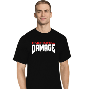 Daily_Deal_Shirts T-Shirts, Tall / Large / Black Emotional Damage