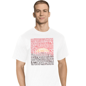 Shirts T-Shirts, Tall / Large / White Africa
