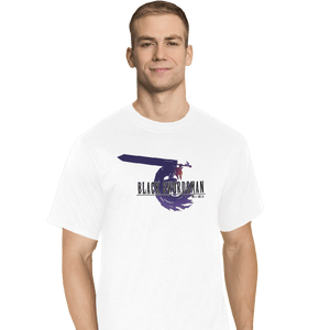Shirts T-Shirts, Tall / Large / White Black Swordsman