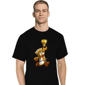 Daily_Deal_Shirts T-Shirts, Tall / Large / Black Super Grail Bros