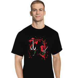 Daily_Deal_Shirts T-Shirts, Tall / Large / Black Rebel Ninja