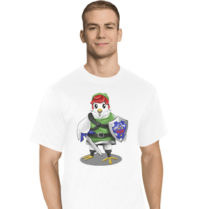 Shirts T-Shirts, Tall / Large / White Hyrule Chicken