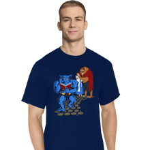 Load image into Gallery viewer, Shirts T-Shirts, Tall / Large / Navy Torn Between Beasts
