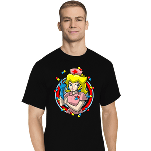 Secret_Shirts T-Shirts, Tall / Large / Black Nurse Toadstool 182