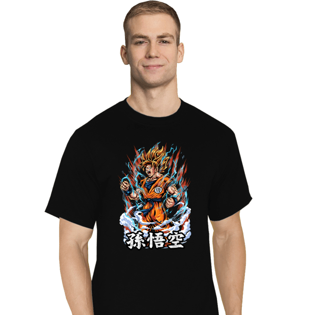 Daily_Deal_Shirts T-Shirts, Tall / Large / Black Rage Goku