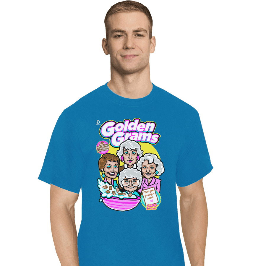 Shirts T-Shirts, Tall / Large / Royal Golden Grams