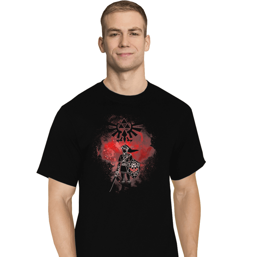 Shirts T-Shirts, Tall / Large / Black Dark Link Art