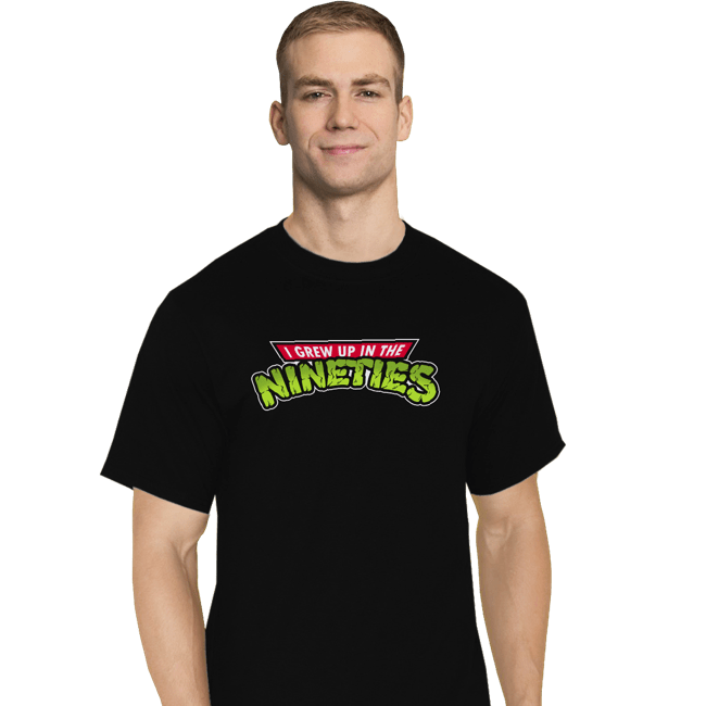 Secret_Shirts T-Shirts, Tall / Large / Black Grew Up In The Nineties