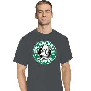 Shirts T-Shirts, Tall / Large / Charcoal Mr. Sparkle Coffee