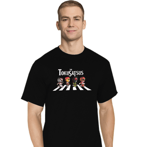 Secret_Shirts T-Shirts, Tall / Large / Black The Tokusatsus