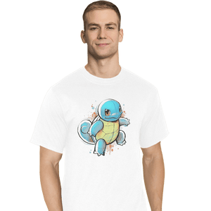 Shirts T-Shirts, Tall / Large / White Water Ink