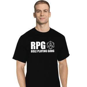 Shirts T-Shirts, Tall / Large / Black Role Playing Gang