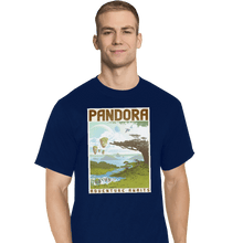 Load image into Gallery viewer, Shirts T-Shirts, Tall / Large / Navy Visit Pandora
