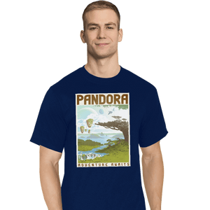Shirts T-Shirts, Tall / Large / Navy Visit Pandora