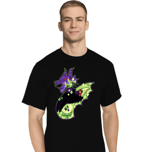 Shirts T-Shirts, Tall / Large / Black Magical Silhouettes - Maleficent