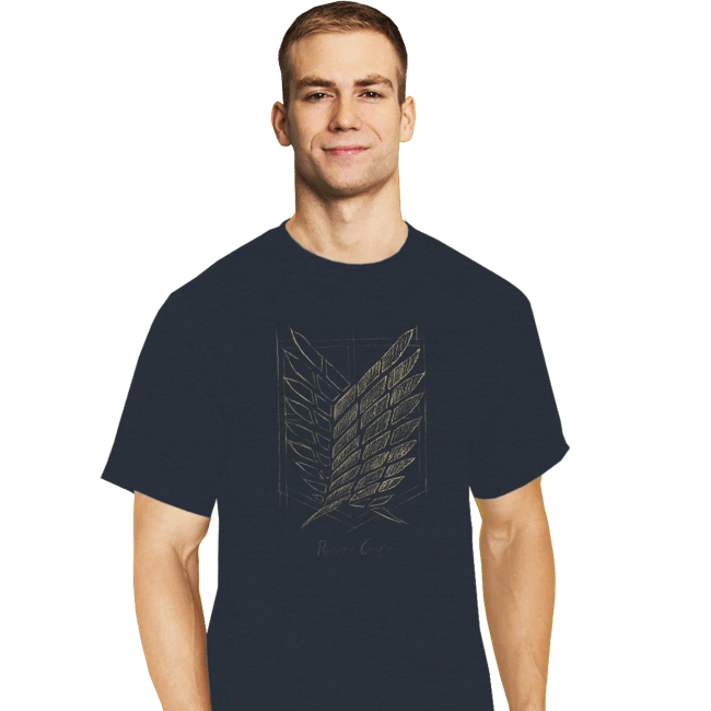 Shirts T-Shirts, Tall / Large / Dark Heather The Survey Corps