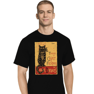 Shirts T-Shirts, Tall / Large / Black Chat Flerken