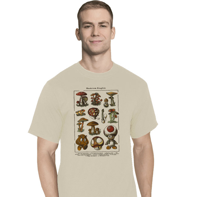 Daily_Deal_Shirts T-Shirts, Tall / Large / White Mario Mushrooms