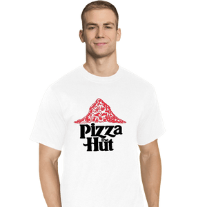 Secret_Shirts T-Shirts, Tall / Large / White Pizza-The-Hut