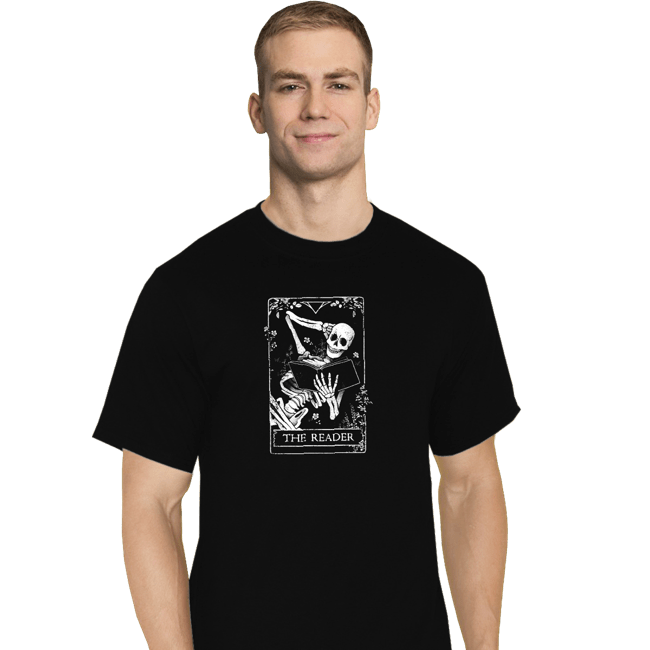 Daily_Deal_Shirts T-Shirts, Tall / Large / Black The Reader