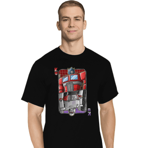 Shirts T-Shirts, Tall / Large / Black King Autobot