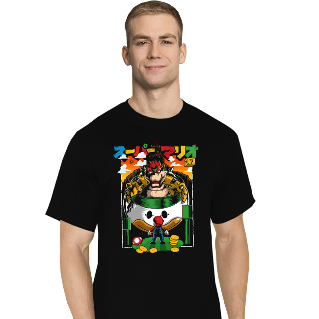 Secret_Shirts T-Shirts, Tall / Large / Black It's A Me, Bowser