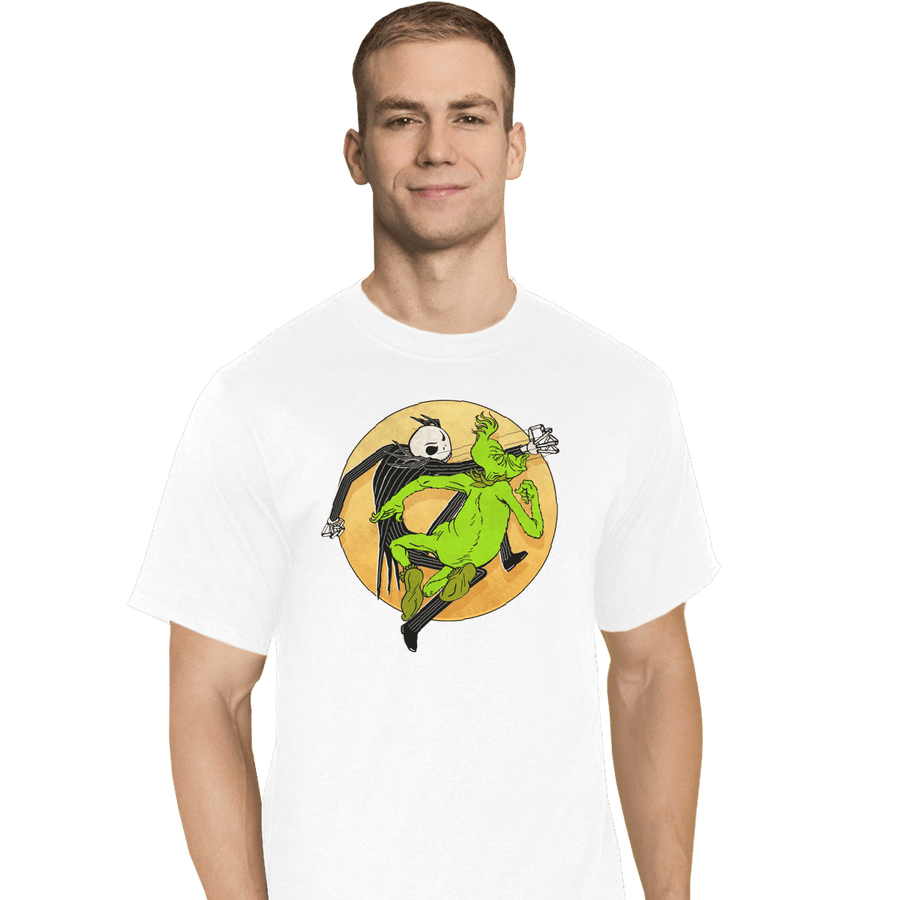 Shirts T-Shirts, Tall / Large / White Jack VS Grinch