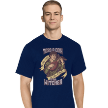 Load image into Gallery viewer, Shirts T-Shirts, Tall / Large / Navy Toss A Coin
