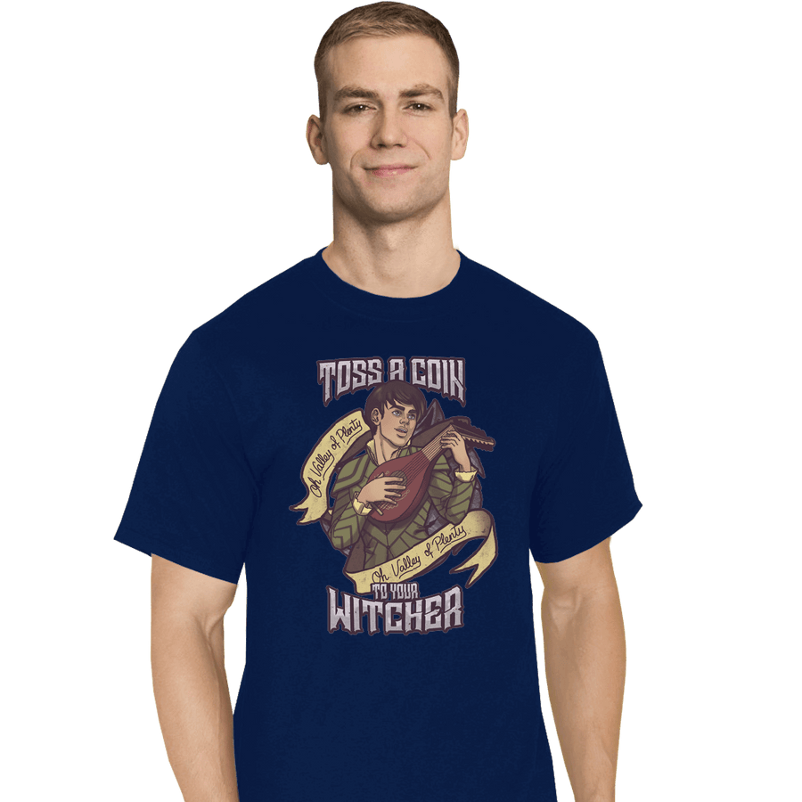 Shirts T-Shirts, Tall / Large / Navy Toss A Coin