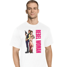 Load image into Gallery viewer, Daily_Deal_Shirts T-Shirts, Tall / Large / White Rebel Woman

