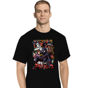 Last_Chance_Shirts T-Shirts, Tall / Large / Black Spider In A Spiderverse