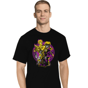 Shirts T-Shirts, Tall / Large / Black Attack Of Giorno