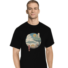 Load image into Gallery viewer, Shirts T-Shirts, Tall / Large / Black Neighbor&#39;s Ukiyo-e
