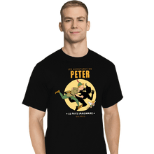 Load image into Gallery viewer, Shirts T-Shirts, Tall / Large / Black Les Adventures De Peter
