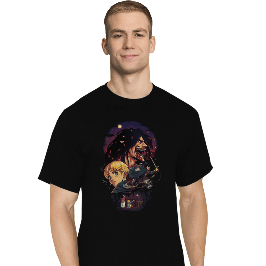 Shirts T-Shirts, Tall / Large / Black Wings Of Freedom