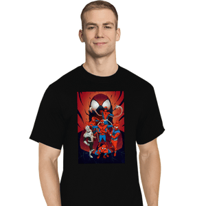 Daily_Deal_Shirts T-Shirts, Tall / Large / Black Spider Wars