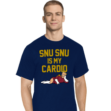 Load image into Gallery viewer, Shirts T-Shirts, Tall / Large / Navy Snu Snu Is My Cardio
