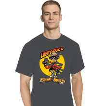 Load image into Gallery viewer, Daily_Deal_Shirts T-Shirts, Tall / Large / Charcoal Luffy Duck
