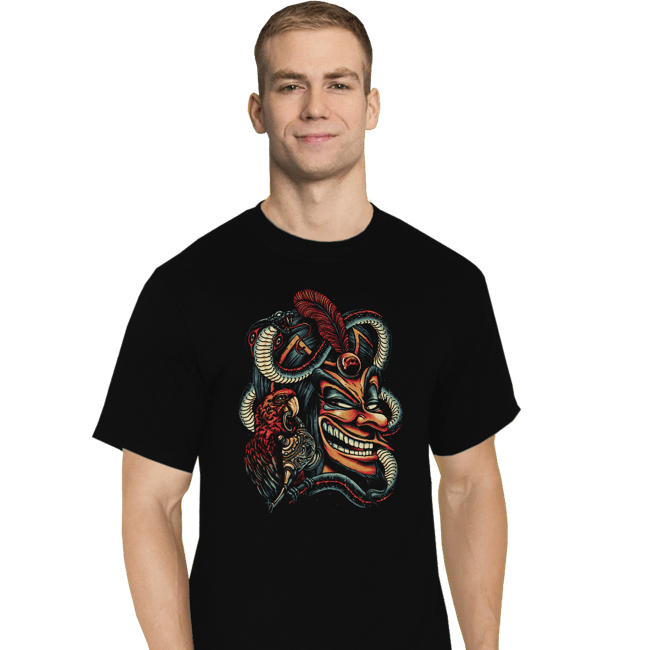 Daily_Deal_Shirts T-Shirts, Tall / Large / Black Hunger For Power