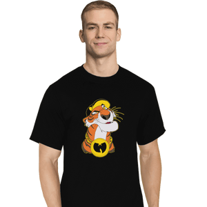 Shirts T-Shirts, Tall / Large / Black Tiger Style
