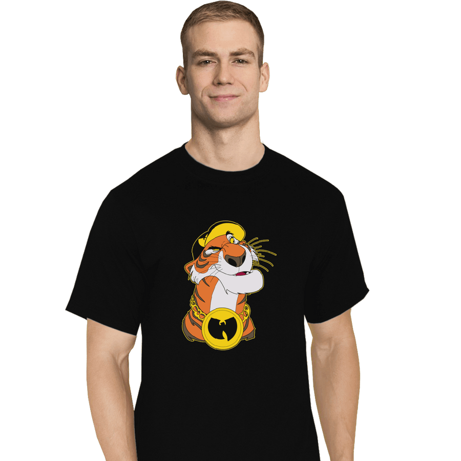 Shirts T-Shirts, Tall / Large / Black Tiger Style