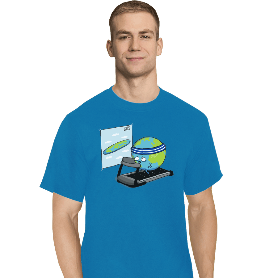 Shirts T-Shirts, Tall / Large / Royal Round Earth