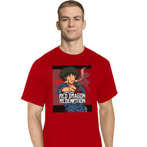 Shirts T-Shirts, Tall / Large / Red Red Dragon Redemption