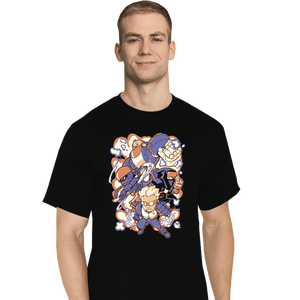 Daily_Deal_Shirts T-Shirts, Tall / Large / Black Capsule Computer Heroes
