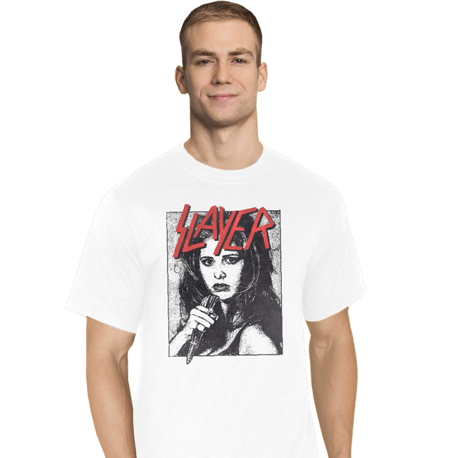 Daily_Deal_Shirts T-Shirts, Tall / Large / White Slayer Buffy
