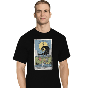 Shirts T-Shirts, Tall / Large / Black The Moon