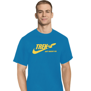 Shirts T-Shirts, Tall / Large / Royal Blue Trek Athletics