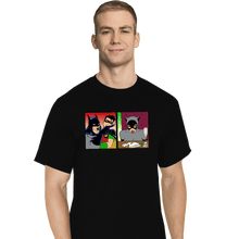 Load image into Gallery viewer, Secret_Shirts T-Shirts, Tall / Large / Black Batman Yelling At Catwoman
