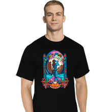 Load image into Gallery viewer, Daily_Deal_Shirts T-Shirts, Tall / Large / Black Stained Glass Paradise
