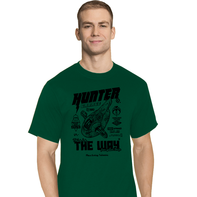 Secret_Shirts T-Shirts, Tall / Large / Charcoal Hunter Garage